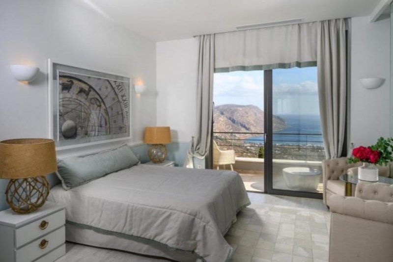 Plaka bei Elounda Kreta, Plaka Elounda: Außergewöhnlicher Villenkomplex mit Panoramablick in der Nähe von Plaka Haus kaufen